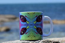 Load image into Gallery viewer, Neon Fish Art Mug
