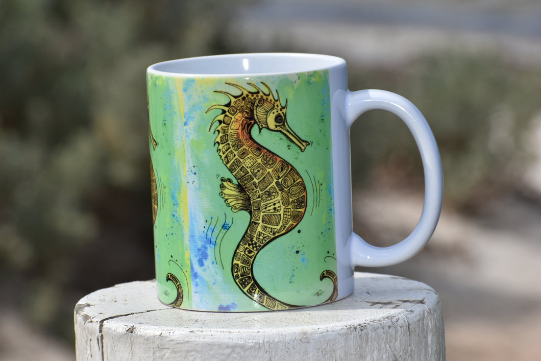 Yellow sea horse