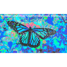 Load image into Gallery viewer, Designer Art Printed Purses - Blue Butterfly
